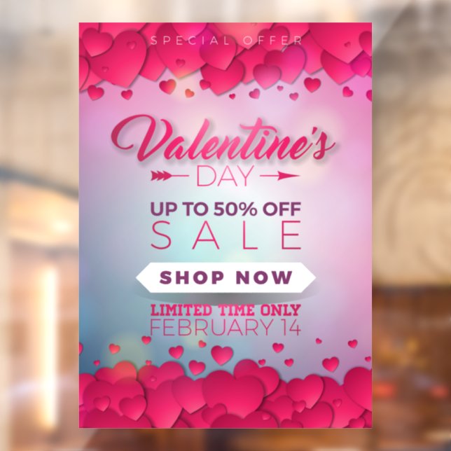 Large Vertical Valentine's Day Business Sale (Sheet 2)