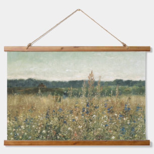 Large Vintage Botanical Floral Foliage Greenery Hanging Tapestry