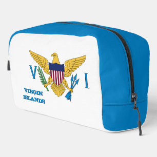 Large Virgin Islands bag, US Virgin Islands flag Dopp Kit