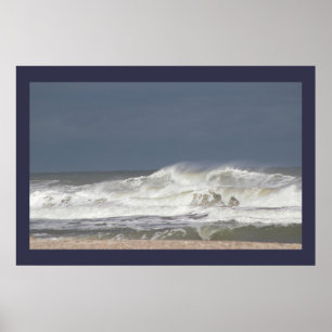 Large Wave Photo Poster