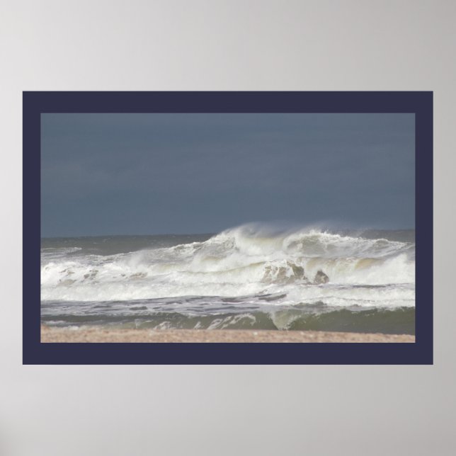 Large Wave Photo Poster (Front)
