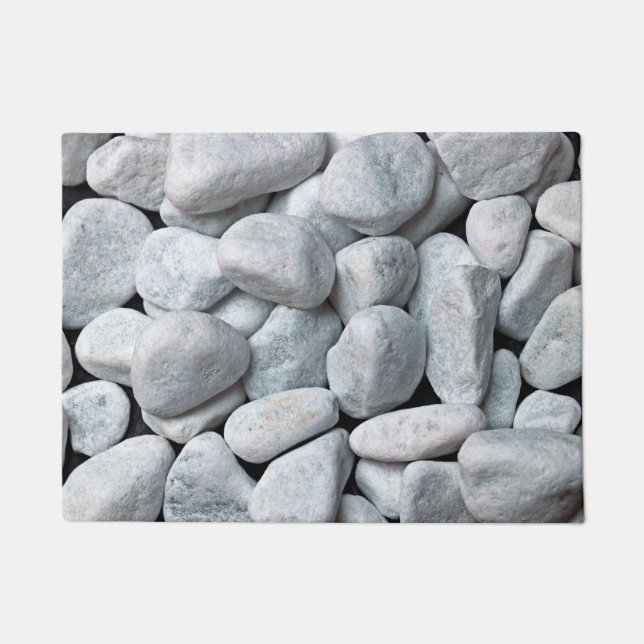 Large White Stones Doormat (Front)