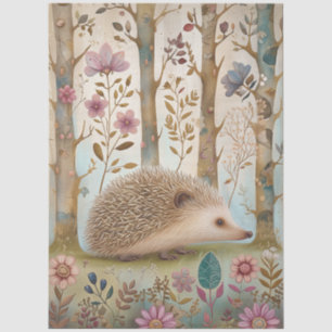 Large Woodland Forest Florals & Possum Decoupage  Tissue Paper