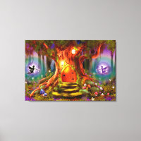 Large Wrapped canvas The Magic Tree