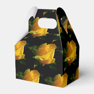 Large Yellow Rose  Favour Box