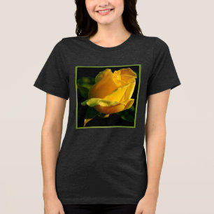 Large Yellow Rose Tri-Blend Shirt