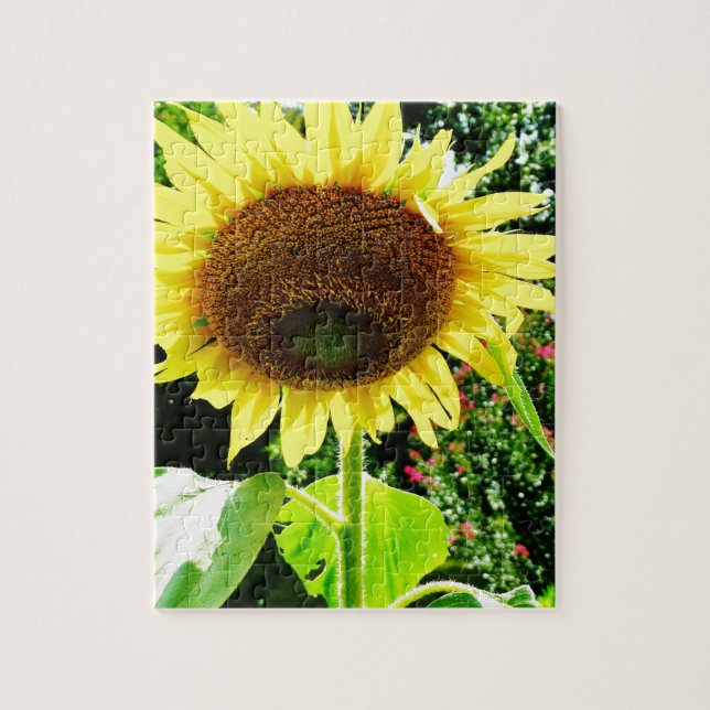 Large yellow Sunflower Jigsaw Puzzle (Vertical)