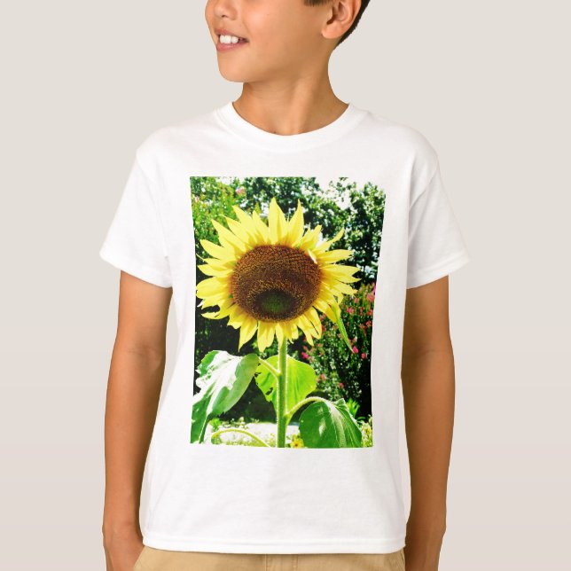 Large yellow Sunflower T-Shirt (Front)