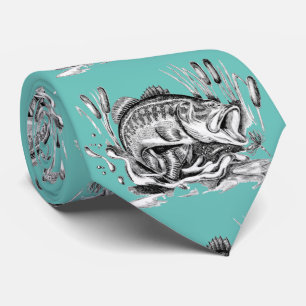 Largemouth Bass ネクタイ Tie