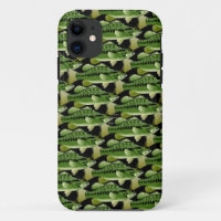 Largemouth Bass Camo Pattern on black