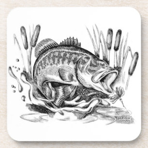 Largemouth Bass Coaster