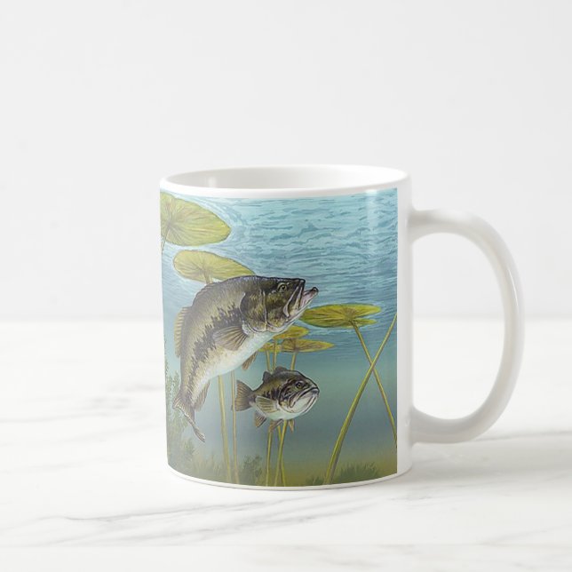 Largemouth Bass Coffee Mug (Right)