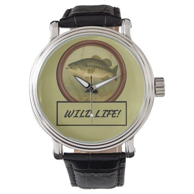Largemouth Bass eWatch Watch (Front)