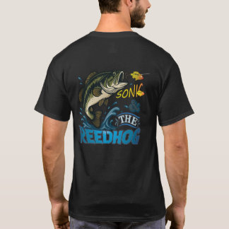 Largemouth Bass illustration Sonic & the Reedhog T-Shirt