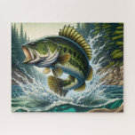 Largemouth Bass Jigsaw Puzzle<br><div class="desc">Largemouth Bass
Art/illustration
colorful
customizable</div>