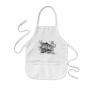 Largemouth Bass Kids Apron