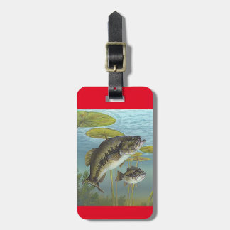 Largemouth Bass Luggage Tag