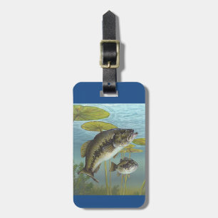 Largemouth Bass Luggage Tag