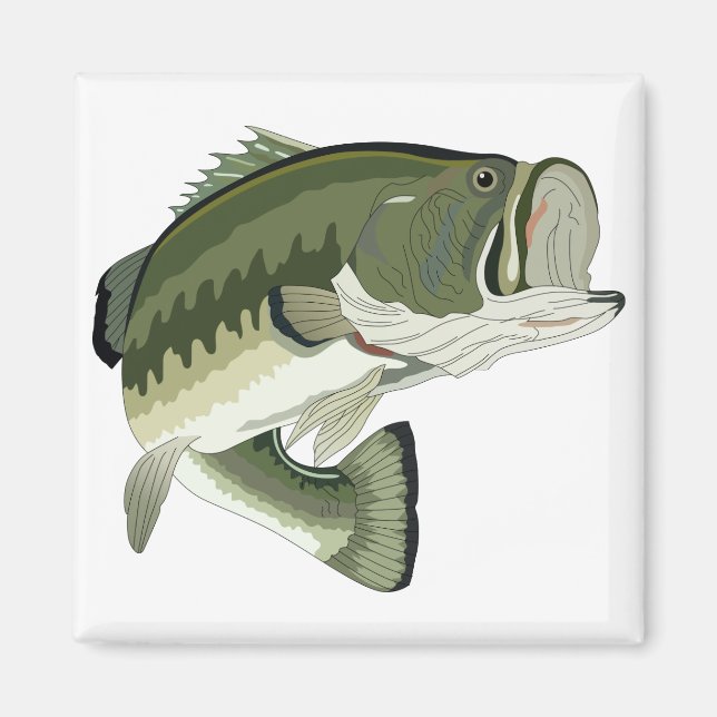 LARGEMOUTH BASS MAGNET (Front)