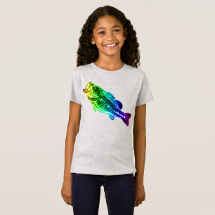 LARGEMOUTH BASS Rainbow T-Shirt