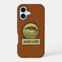 Largemouth Bass Saddlebrown iPhone Case