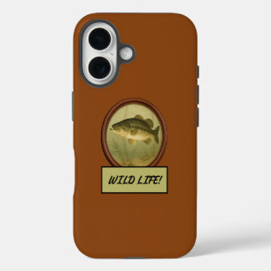 Largemouth Bass Saddlebrown iPhone Case