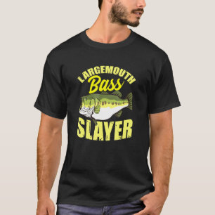 Largemouth Bass Saying Fish Freshwater Fishing Ang T-Shirt