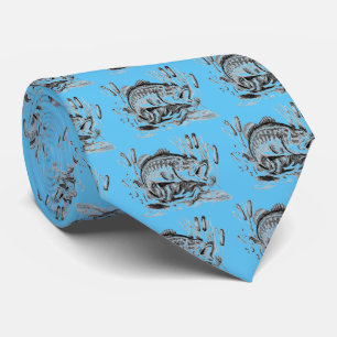 Largemouth Bass Tie