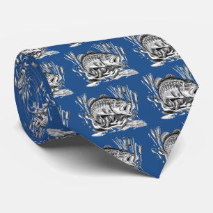 Largemouth Bass Tie