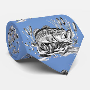 Largemouth Bass Tie