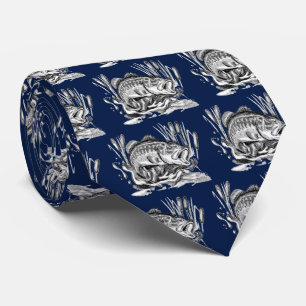 Largemouth Bass Tie