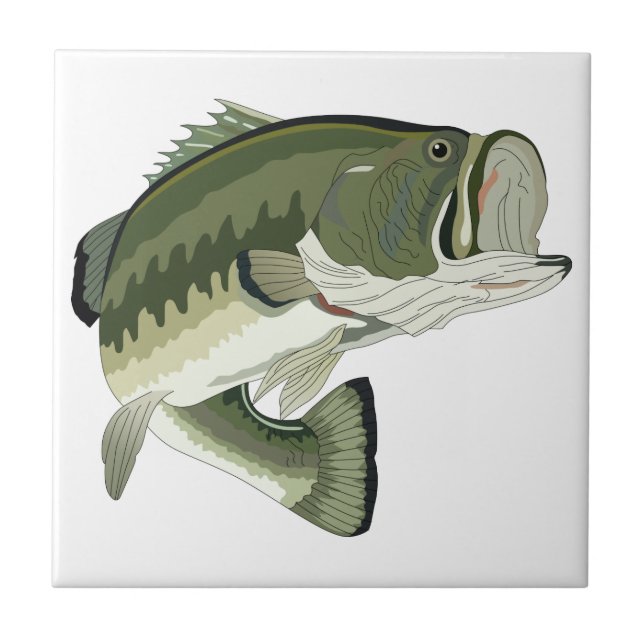 LARGEMOUTH BASS TILE (Front)