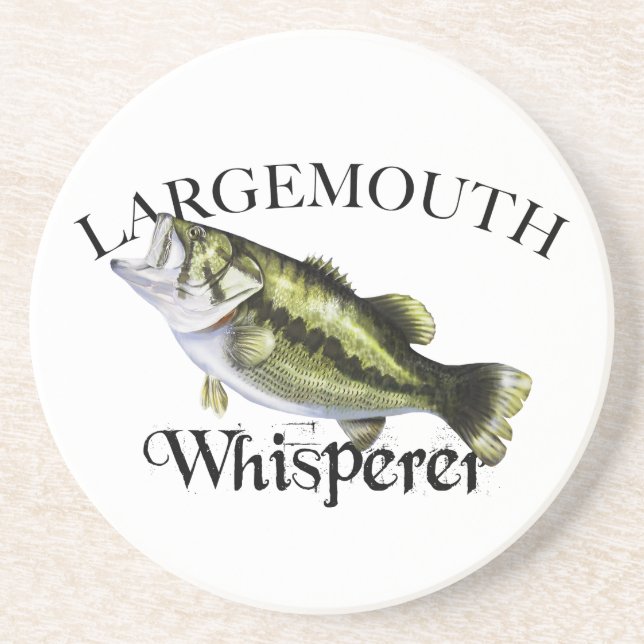 Largemouth Bass Whisperer Coaster (Front)