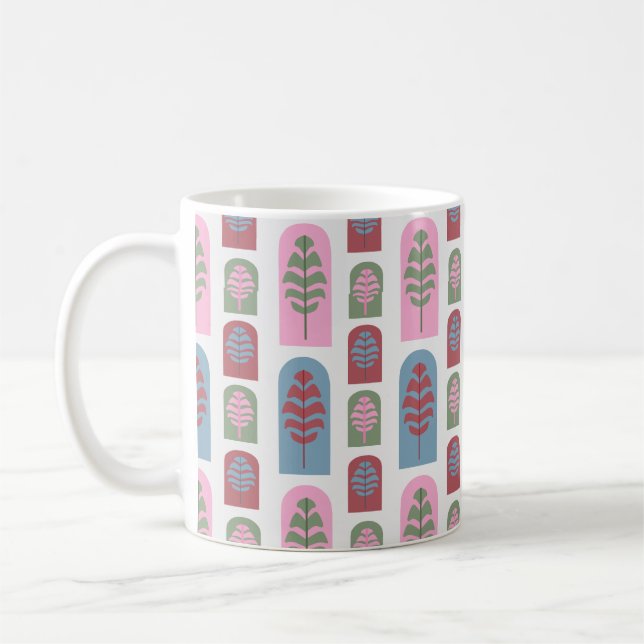 Larger Art Deco Trees  Coffee Mug (Left)
