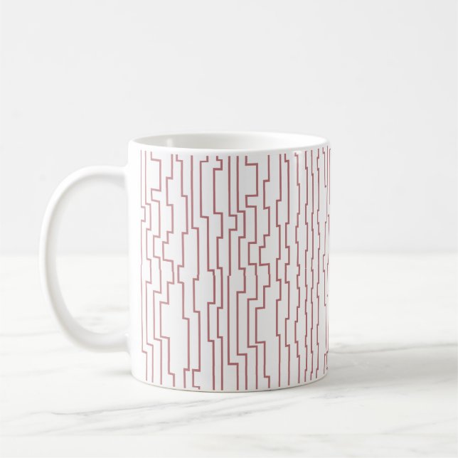 Larger Circuit Lines  Coffee Mug (Left)