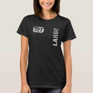 Largo Florida 727 Area Code Vintage Retro T-Shirt