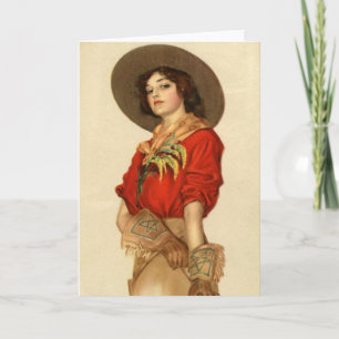 Lariat Lass Card
