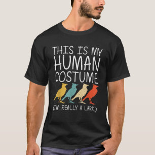 Lark Halloween Human Costume Passerine Bird Easy D T-Shirt