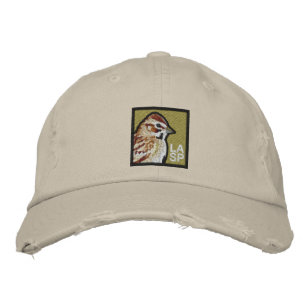 Lark Sparrow Embroidered Hat
