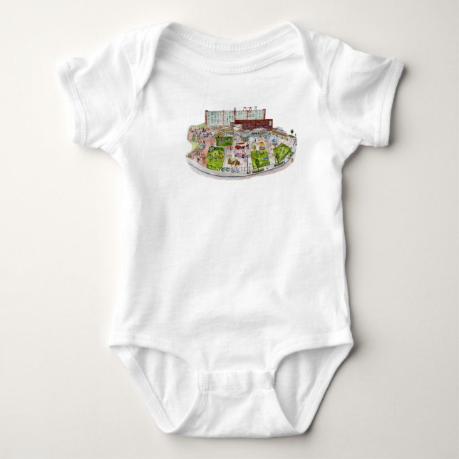Larkin Square Baby T Shirt (Front)
