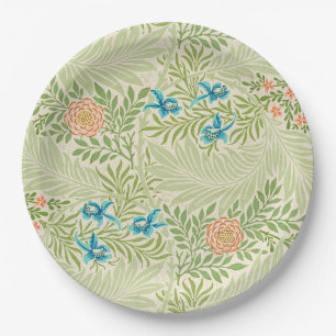 Larkspur Pattern (by William Morris) Paper Plate