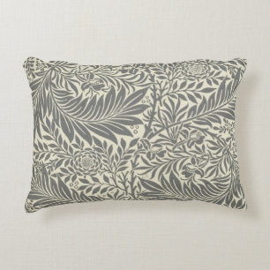 Larkspur, wallpaper design, 1872 decorative cushion