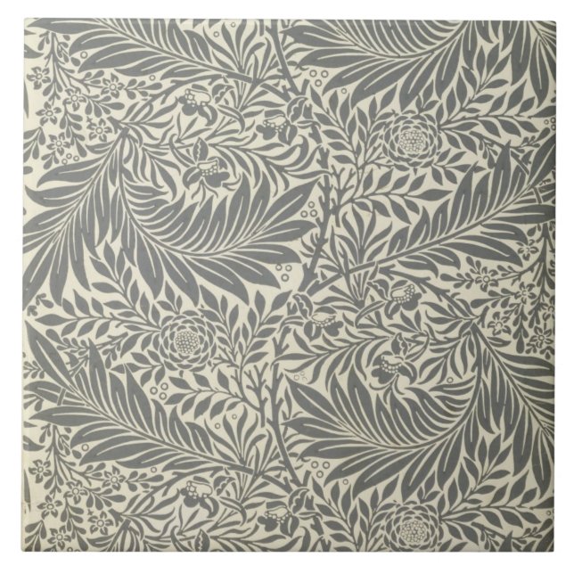 Larkspur, wallpaper design, 1872 tile (Front)