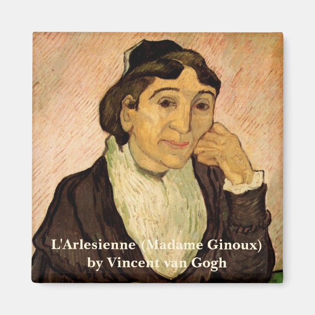 L'Arlesienne (Madame Ginoux) by Vincent van Gogh Magnet (Front)