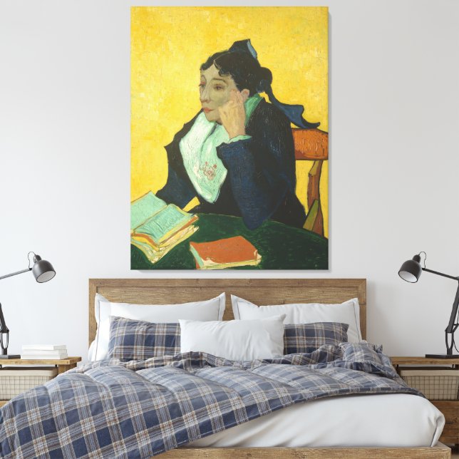 L'Arlésienne: Madame Joseph-Michel Ginoux Canvas Print (Insitu(Bedroom))