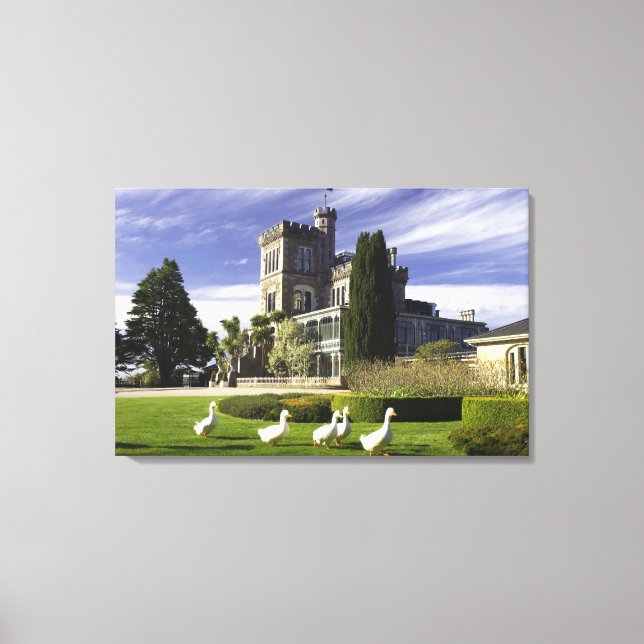Larnach Castle, Otago Peninsula, Dunedin, Canvas Print (Front)
