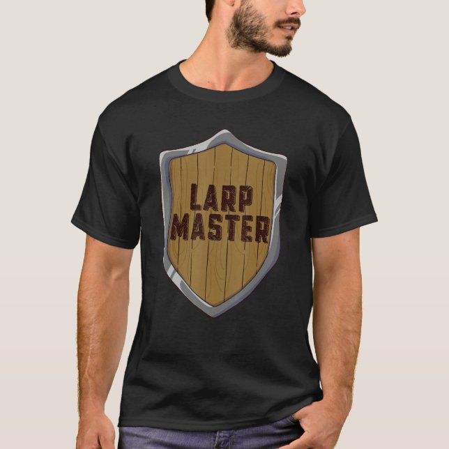 LARP Master Shield, LARPing T-Shirt (Front)