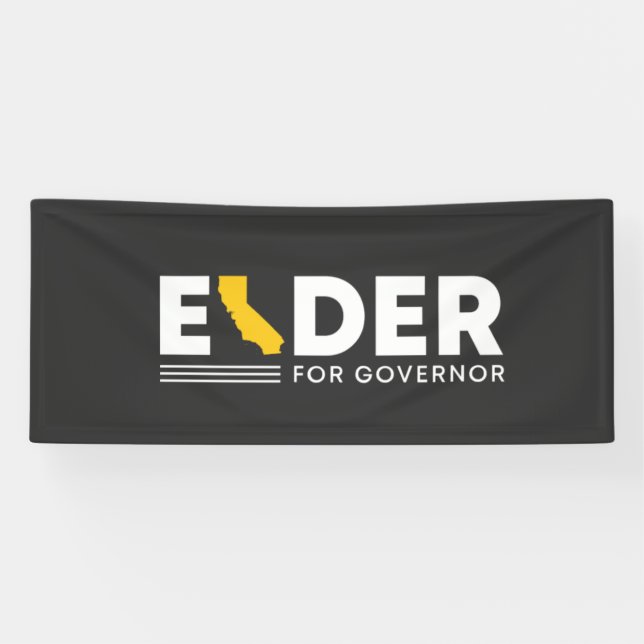 Larry Elder for California Governor     Banner (Horizontal)