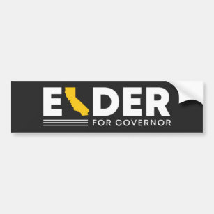 Larry Elder for California Governor  Bumper Sticker