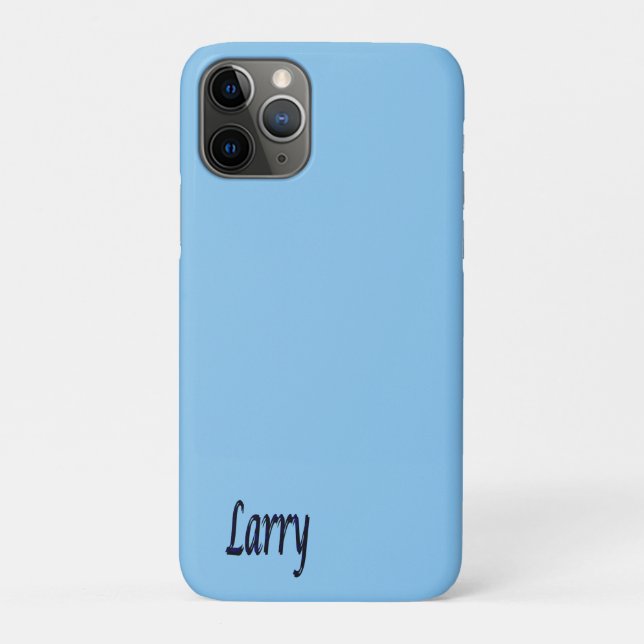 Larry Name On Misty Blue,  Case-Mate iPhone Case (Back)